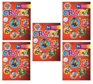 Butterfly Paw Patrol Crazy Colour Bundle Children's Books (Pack of 5)