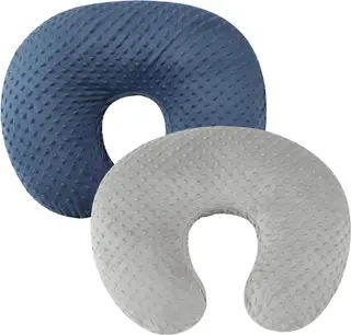 Dot Nursing Pillow Cover Set 2 Pack Nursing Pillow Slipcovers – Blue & Seahorse