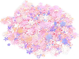 Confetti Flower‑Shaped Glitter Sequins Glitter Confetti Colorful