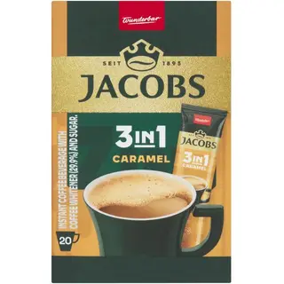 Jacobs 3in1 Caramel Instant Mixed Coffee - Box of 20 Sachets