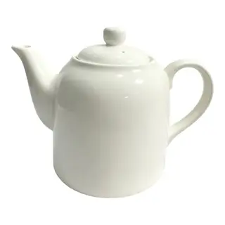 DANNY HOME 900ml White Porcelain Teapot-BW20-114