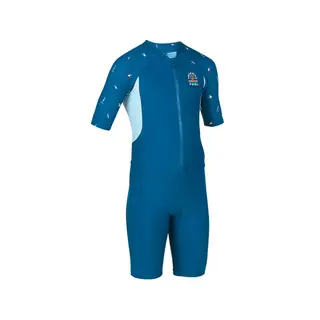 Decathlon - Nabaiji Boys' Wetsuit - Short Sleeve - Navy - 8-9 years