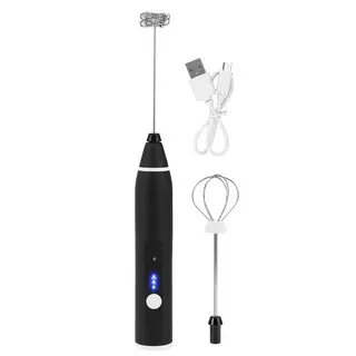 3 Speeds Electric Milk Frother Handheld Coffee Mixer Stirrer Egg Beater