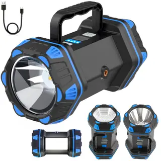 Led Camping Lantern Rechargeable, Camping Flashlight 1500LM, 8 Light Modes, Camping Lights 4800 Capacity