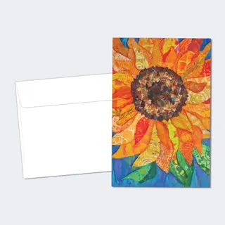 Tree-Free Greetings 12 Pack All Occasion Notecards – Vibrant Sunflower