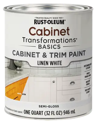 Rust-Oleum Cabinet Transformations Basic Cabinet and Trim Paint Linen White