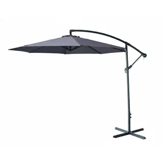 George & Mason Patio Umbrella 3m - Java Cantilever & Tilt Charcoal(Base Sold Separately)
