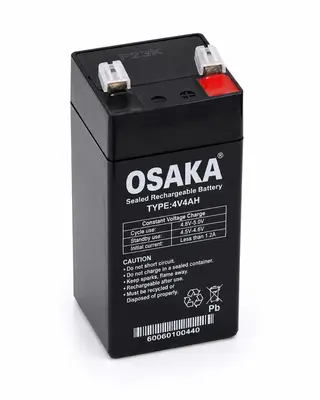 OSAKA 4V 4Ah Compact Rechargeable Battery for Emergency Lights
