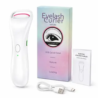 Rechargeable Heated Eyelash Curler with 2 Heat Settings, 30s Quick Heat