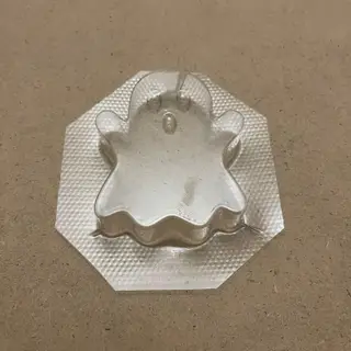 Clear Plastic Ghost Shape Mould