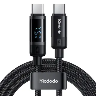 Mcdodo 60w Battery % Display Compatible USB-C iPhone Charging Cable TYPE-C
