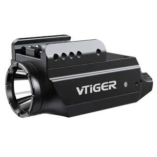 Vtiger PL1 1000 Lumen 300m Throw Rechargeable Pistol Light