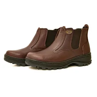 Men's Leather Lason Chelsy Boot - Slip-On, Genuine Full-Grain | Lason - UK 8.5