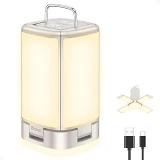 Blukar Camping Lantern Rechargeable, Camping Lights Lamp for Tent, 7 Light Modes - Super Bright 116 LED