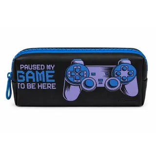 BuyAbility Over-sized Zip Paused My Game Pencil Case