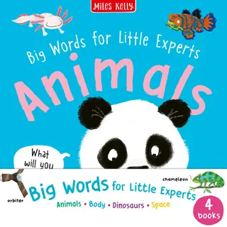 Big Words for Little Experts 4-pack: An Educational Picture Book Bundle for Toddlers and Kids Age 2 and Up