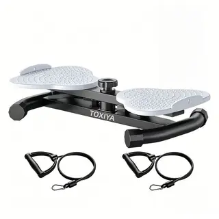 TOXIYA Home Fitness Abdominal Twist Board - Waist Twist Core Trainer - Grey