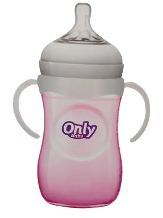 Only Baby Feeding Bottle Pink - 260ml