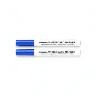 Blue Round Tip Whiteboard Markers 2Pcs - Whiteboard Marker Pens Set