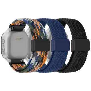 3 Pack Adjustable Braided Stretchy Solo Loop Compatible with Gizmo
