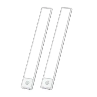 2 Pack USB Rechargeable Motion Sensor Under Cabinet LED Lights