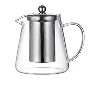 Bestby - 750ml Borosilicate Glass Teapot with Stainless Steel Infuser