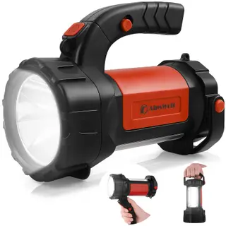 Camping Lantern Rechargeable, AlpsWolf LED Flashlight Spotlight Lantern with 800LM, 3600 Capacity Powered