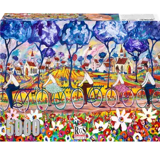RGS Group Town to Town by Portchie 5000 Piece Jigsaw Puzzle