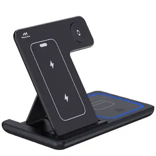 3 In 1Wireless Charging Station,Android/iOS Compatible,Qi Wireless Charging
