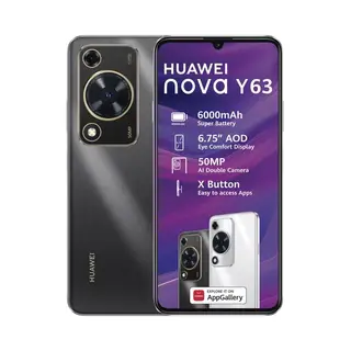 Huawei Nova Y63 128GB LTE Dual Sim - Black