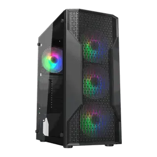 Cougar MX110 RGB Mid-Tower ATX Gaming PC Case (Black | M-ATX & Mini-ITX)