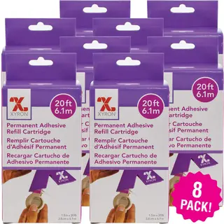 Xyron 150 Refill Cartridge 8/Pkg, 1.5''X20' Permanent 8 Pack