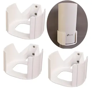makerV Wall Mount Bracket for TP-Link Deco M4, E4, S7 Mesh WiFi Router, with Cable Management, Pack of 3