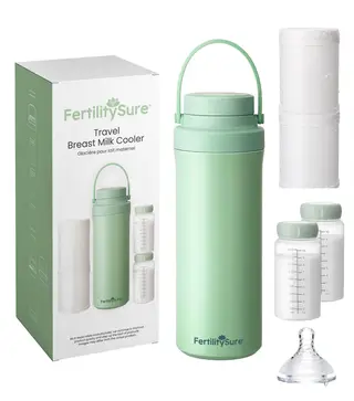 FertilitySure Portable Breast Milk Cooler for Travel - 600ml
