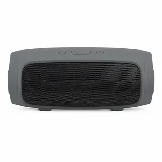 Wireless Bluetooth Speaker 6W Rechargeable Music Player TF Card Grey