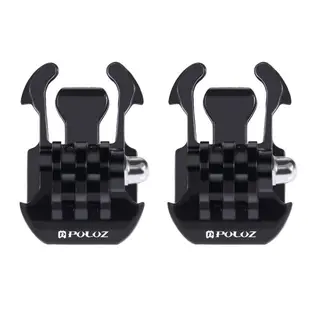 2 Pack Horizontal Surface Quick Release Buckle for Action Cameras - Universal Mounting Accessory