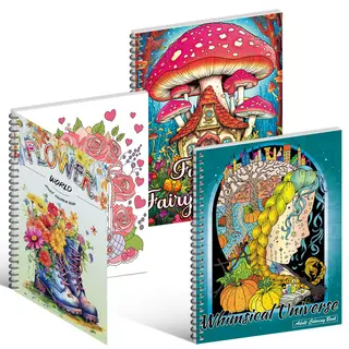 Kalysky 3 Pack Adult Colouring Books