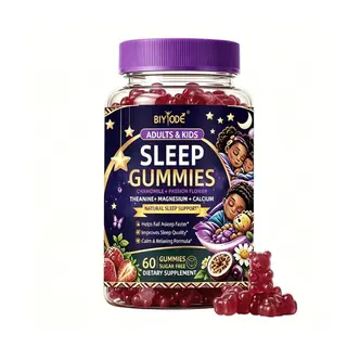 BIYODE 60 Gummies for Adults Kids Sugar Free