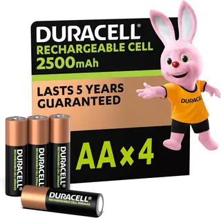 Duracell Rechargeable AA Batteries (Pack of 4)