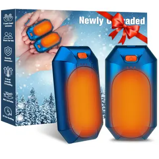 2 Pack AI Hand Warmers Rechargeable, Electric Hand Warmer Reusable