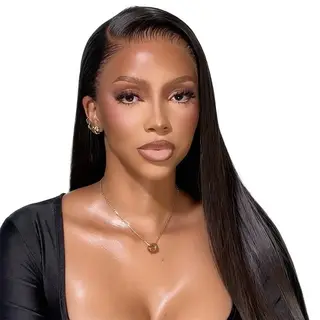 16In Full Frontal Double Drawn Straight Weave Bob Wig Brazilian Hair-Geebuy