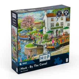House of Puzzles - No.6 - By The Canal - 1000 Piece Jigsaw Puzzle