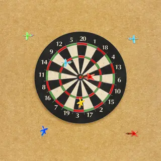 Dart Board Wall Protectors Dartboard Surround Cork 4pcs Self-Adhesive