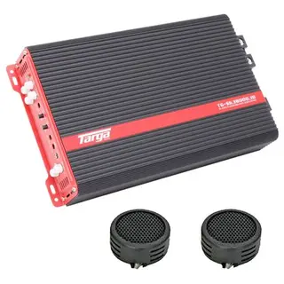 Targa Street King Series 1800RMS Watts Monoblock Amplifier & Evo Tweeters