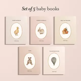Our Little Library: A Foundational Language Vocabulary Board Book Set for Babies