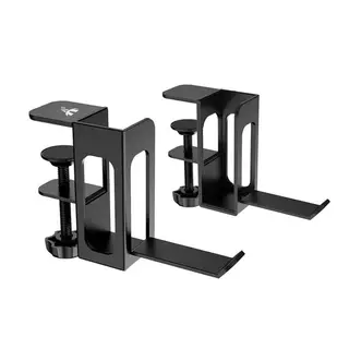 ALANES Desk Side Storage Adjustable Desk Laptop Holder with Headphone Stand