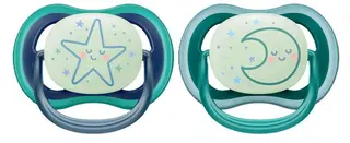 Philips Avent Ultra Air Night Time Soother 6-18 months