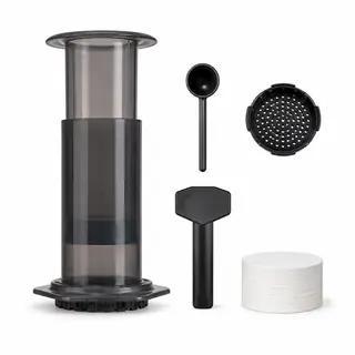 300ml Portable Manual Coffee Press Maker with 100 Paper Filters