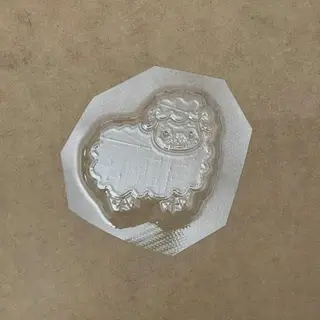 Sheep Vacuum Forming Mould, 80mm x 78mm x 20mm, for Bath Bombs, Chocolate, Resin, Cement and Plaster Pouring