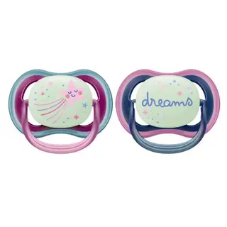 Philips Avent Ultra Air Night Time Soother 6-18 months